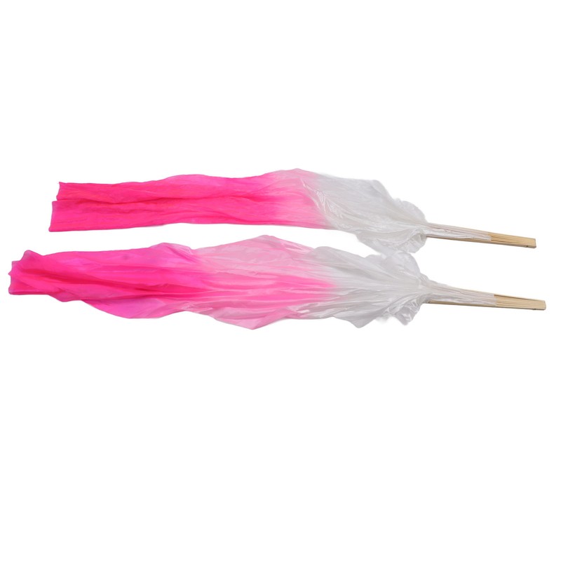 1 Pair Long Dance Fan Soft Beautiful Classical Dancing Fan