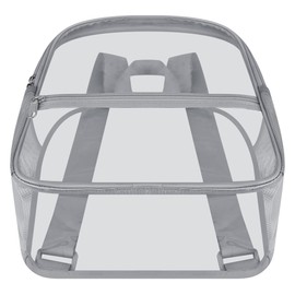 USPECLARE Clear Backpack Stadium Approved 12X11x6, Waterproof Clear Bag Stadium Backpack for Concert Work Sport Event