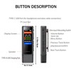 Digital Voice Recorder 64GB USB Voice Control Recorder Small Portable