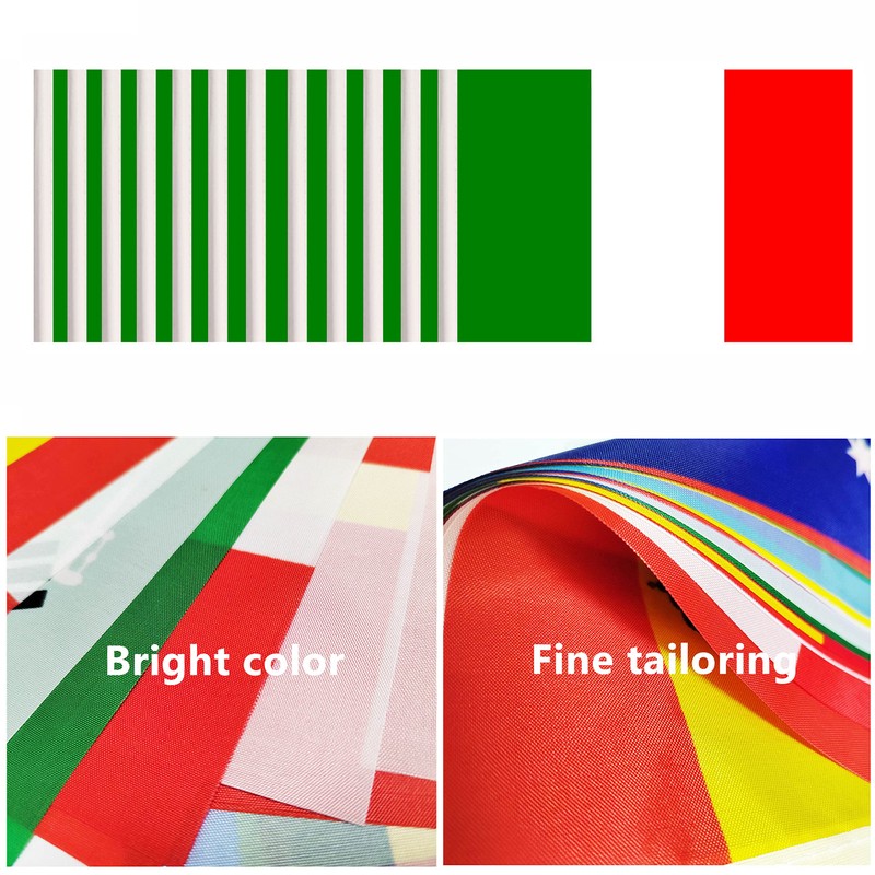 12 Pack Italy Desk Flags Set, Italian Small Mini Table