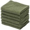 Face Towels, Thin, 100% Cotton, 190 Momme, 13.4 x 33.9