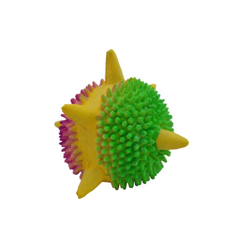 Amazing Pet Products Latex Dog Toy, 3.2-Inch, Spiny Space Ball