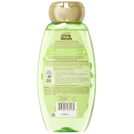 Garnier Whole Blends Shampoo with Green Apple & Green Tea Extracts, Normal Hair, 12.5 fl. oz.