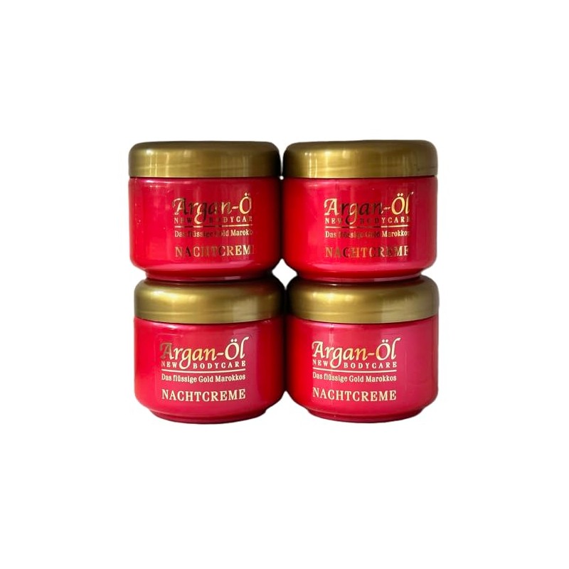 Organic Vital Argan Oil Night Cream Set of 4 x