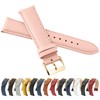 MARCHEL Smooth Leather Genuine Leather LLB Clasp in Gold Leather