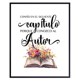 Mexican Art, Christian Wall Art en Espanol - Decoracion de Pared, Arte de Pared Cristiano, Decoracion Para Mujer, Spanish Decor, Regalos Para Mujer - Religious Inspirational Wall Decor - Bible Quotes