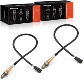 A-Premium Sonda Lambda compatible con Kia Spectra Base/GS/GSX/LS 2002-2004 l4 1.8L, aguas arriba o aguas abajo, kit de 2 piezas, Reemplazo# 0K2NA18861