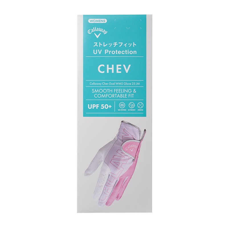Callaway Gloves CHEV DUAL WMS PNK 19 25 (19 cm)