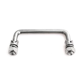 Pull Handle heyous Stainless Steel Folding Pull Handle U-Shape Folding Toolbox Suitcases Equipment Distribution Box Cabinet Knob Hardware