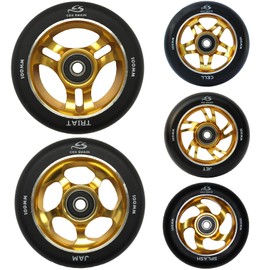 Cox Swain Pack of 2 High End 100 mm Stunt Scooter Wheels Aluminium Core ABEC 11 Bearings, 100mm