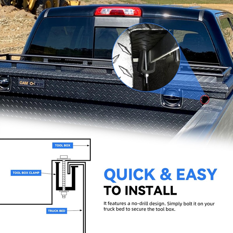 MXSAG New Pack of 4 Heavy Duty Aluminum Alloy Truck