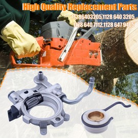 Mtanlo Ölpumpe Ölfilter für Stihl 044 MS440 MS360 MS361 Kettensäge, Ölpumpe mit Schneckengetriebe, Set Benzinfilter, ersetzt 1128 640 3205