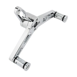 Dreamseek Motorcycle Heel Toe Gear Shift Lever + Shift Peg for Harley Sportster 1200 883 XL XL1200 XL883 2004-2018 Aluminum Forward-Controls Shifter Lever(Chrome)