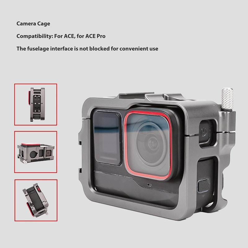 Aluminum Alloy Camera Cage Shockproof Camera Protective Frame with Cold