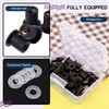 Swpeet 15Pcs Windshield Screws Aluminum Spike Motorcycle Windscreen Bolts Kit,