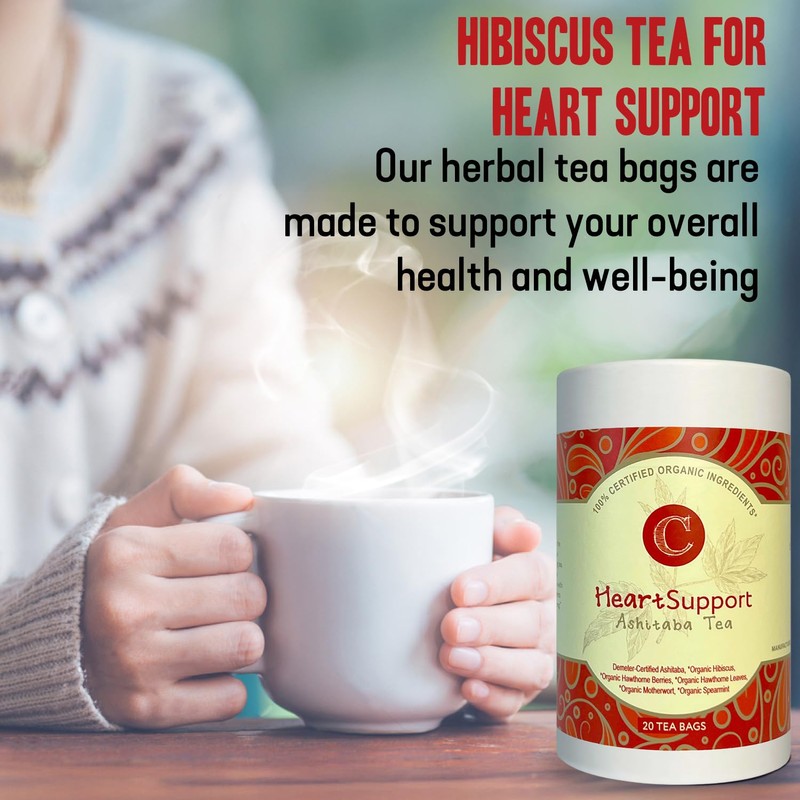 Dr. Cowan’s Garden Organic Ashitaba Hibiscus Tea, 20 Tea Bags