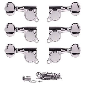 Golden Age Oval Knob 3+3 Tuners, Nickel