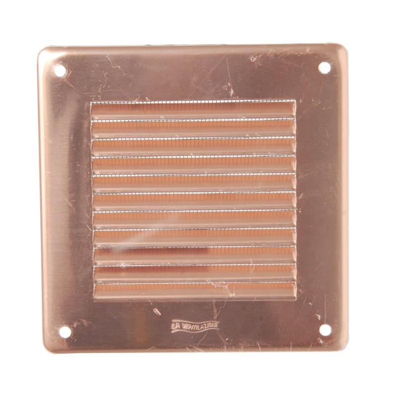 Grate Grille Grille Grille Square Overlay Copper 140x140mm