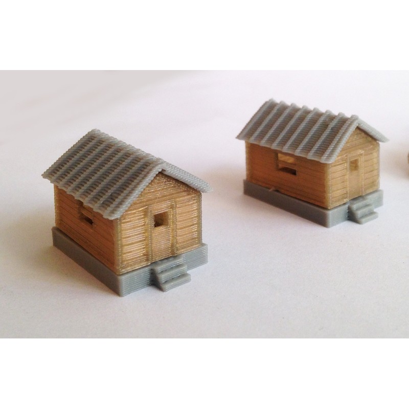 Outland Models Train Railway Layout Country Farm House Shed Cottage