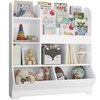 IRONCK Bookshelf and Toy Storage Organizer, Book Shelf for Room,