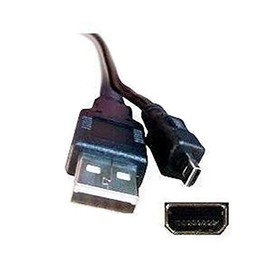Replacement USB Cable Cord Lead Intended for Sanyo Xacti VPC-S70, S600, S700, S750, S1275, S1414, S1415, E760, E1000, E1292, E1500, E1600, T850, T1060, T1284, X1200 & X1400 Digital Cameras