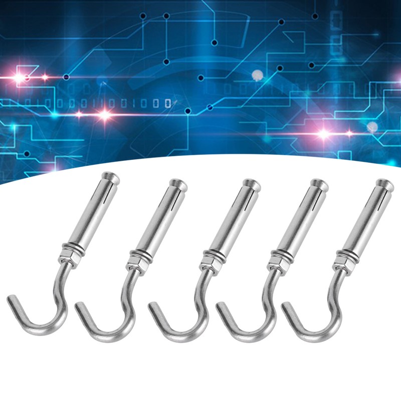 304 Stainless Steel Opening Expansion Hook Wear Resistant Anti Corrosion