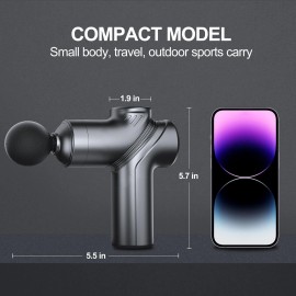 LEERCON Deep Tissue Mini Massage Gun, Muscle Percussion Massager for Athletes...