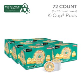 The Original Donut Shop Vanilla Cream Puff Keurig Single-Serve K-Cup Pods, Medium Roast Coffee, 72 Count