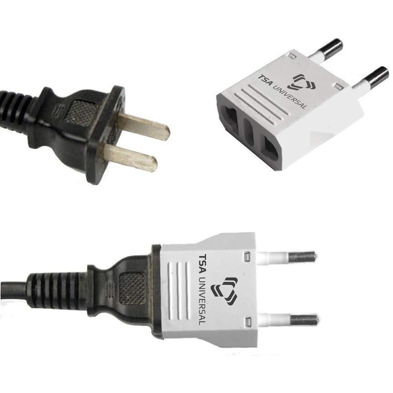 United States to Saint Barthelemy/St Barts Travel Power Adapter to