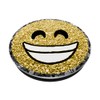 Faux Glitter Cute Grinning Face With Smiling Eyes Pop Socket