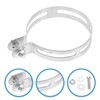 ULTECHNOVO Stainless Steel Motorcycle Exhaust Clamp Hose Bracket Hanger for