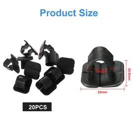 Car bonnet insulation cushion holder clip, bonnet support rod clips, insulation mat, bonnet, cover plugs, bonnet insulation mat, mounting clip, automotive industry, general, 20 pieces