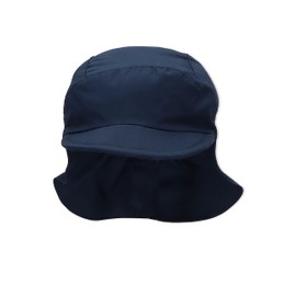 Sterntaler Unisex Children's Peaked Cap with Neck Protection, No Ties, Children's Hat, navy