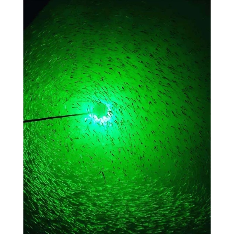 12V 70W 7000 Lumens LED Submersible Fishing Light 6 Sides