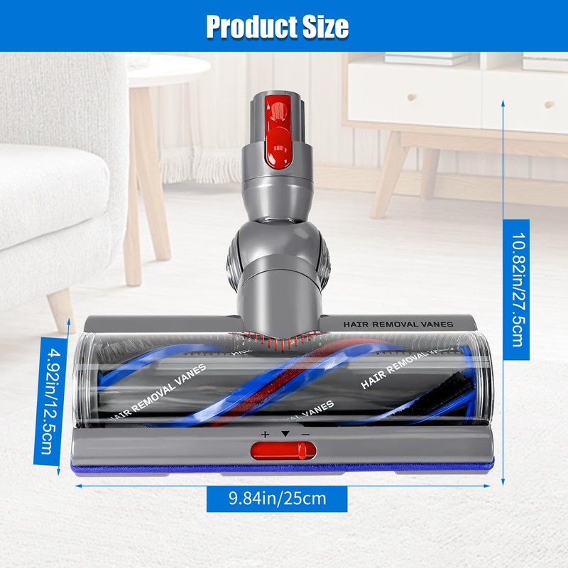 High Torque Brush Head Replacement for Dyson V7 V8 V10