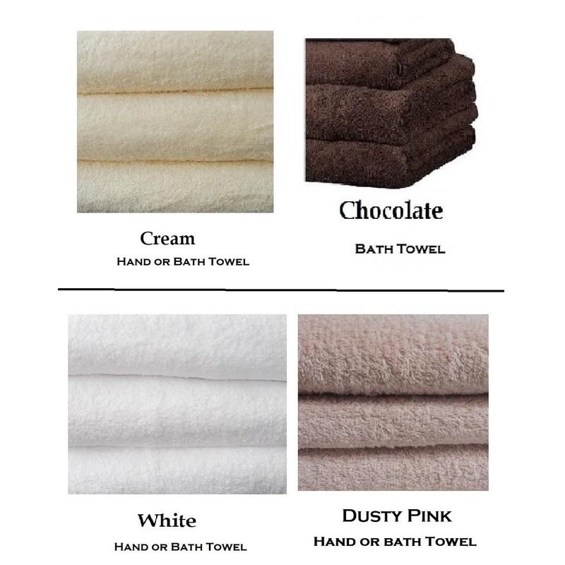 Duck Cameo (1374) - Embroidered Cotton Hand Towel (White)