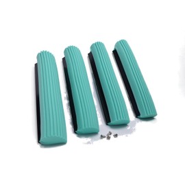 The Super® Standard 11" PVA Sponge Mop Refills - 4 Pack Plus Free Stainless Steel Screws