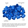 sourcing map 20pcs Rubber End Caps Cover 20mm Vinyl Screw