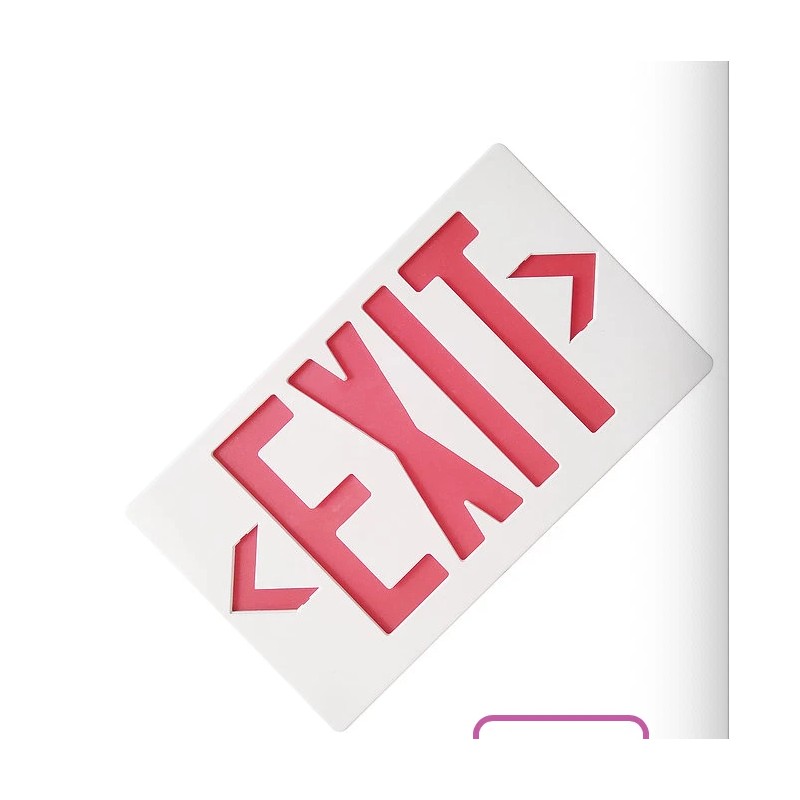 Light Fixture Industries 2 Pack Red/GREEN LED Emergency Exit Light