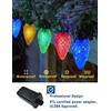 HIITEN RGB C9 Christmas Lights Outdoor 157ft 200LEDs, DIY Chasing