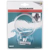 Fackelmann Haartrockner-Halter MARE, verchromter Fönhalter, Wandhalter (Farbe: Silber), Menge: 1