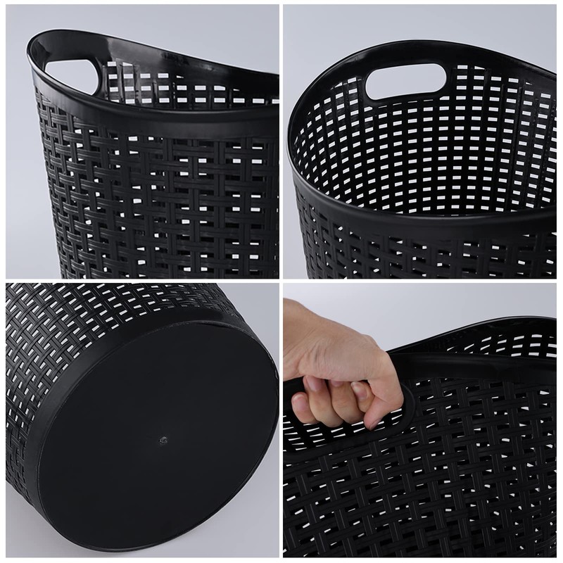 Readsky 40L Tall Flex Laundry Basket, Large Plastic Storage Basket