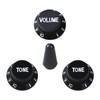 Yootones Guitar Pickup Cover Volume Single Coil Tone Knobs Selector