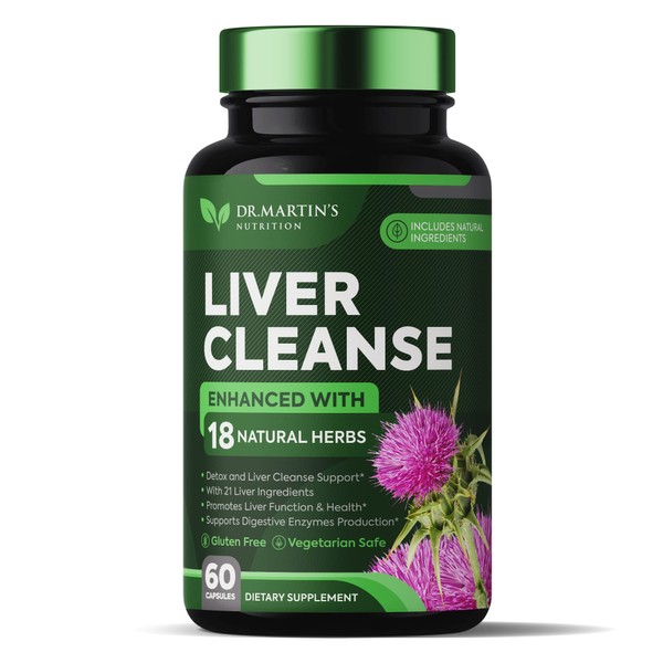 Liver Cleanse Detox & Repair Formula Supplement | For Enhanced