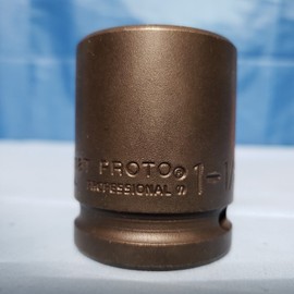 Proto Brand New Proto Tools 07518T 3/4" Dr SAE 1-1/8" 12 Pt Impact Socket USA