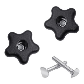 Handle Knob and Screw Bolt Washer Kit Fits Toro Lawn Mowers/Snow Blowers 92-2260 and 106-4161,107-3844 for Repair Snow throwers and Lawn mowers Parts (2 Pack)