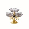 Dousiany Rotating fruit platter (Gray gold)10B
