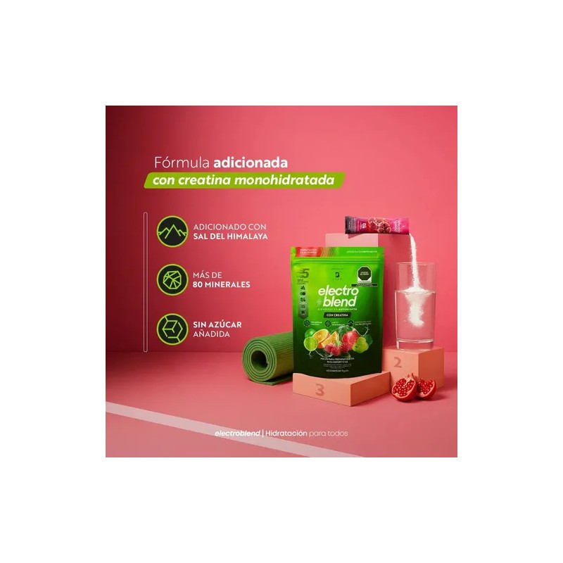 Electrolitos Creatina 45 Sobres Electroblend Creatine B Life Sabor Mix