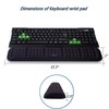 BRILA Upgraded Ergonomic Keyboard Wrist Rest Support Cushion Pad, Comfy