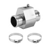 HEROFFIX 1 Set Auto-Wasser-Kühlmitteltemperatursensor-Adapter-Gelenkrohr Radiator Sensor-Adapter 26mm Silberton